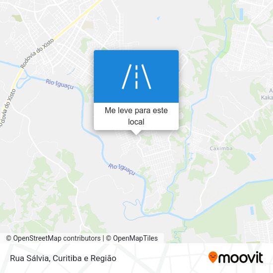 Rua Sálvia mapa