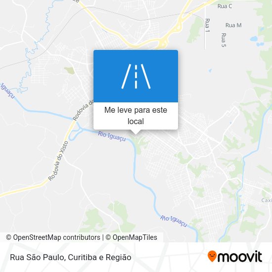 Rua São Paulo mapa
