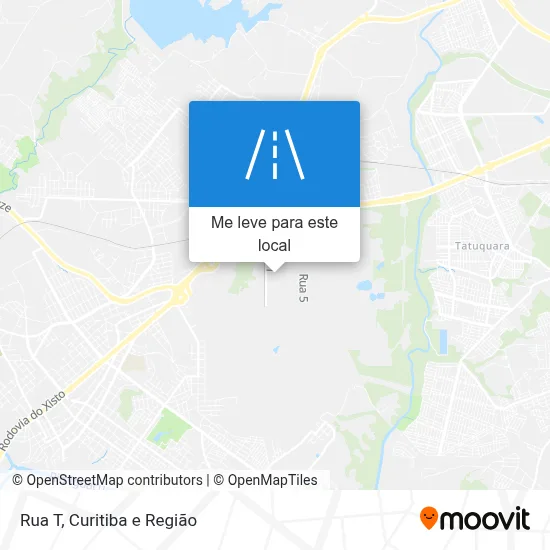 Rua T mapa