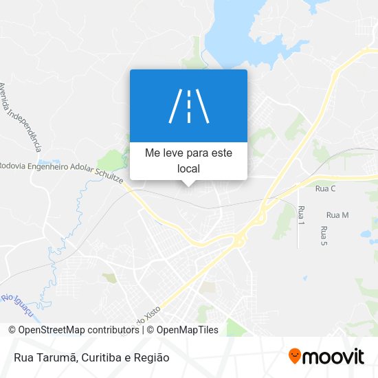 Rua Tarumã mapa