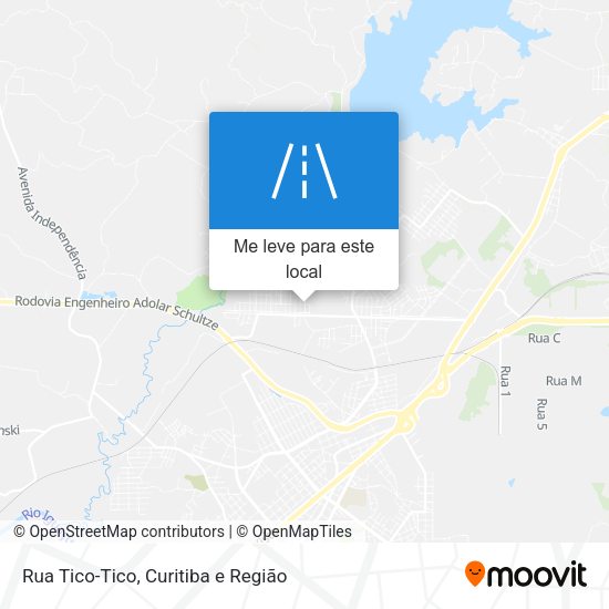 Rua Tico-Tico mapa