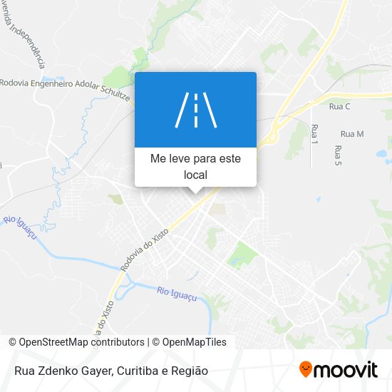 Rua Zdenko Gayer mapa
