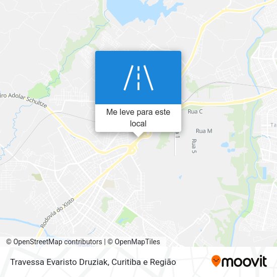 Travessa Evaristo Druziak mapa