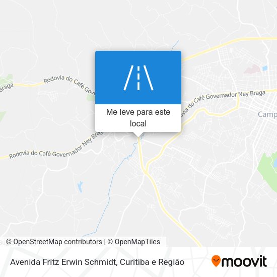 Avenida Fritz Erwin Schmidt mapa