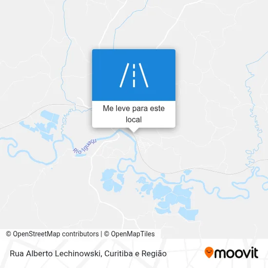 Rua Alberto Lechinowski mapa