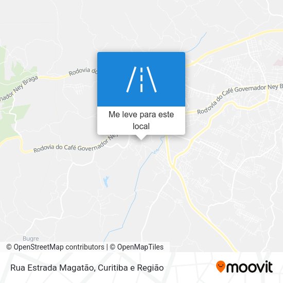 Rua Estrada Magatão mapa