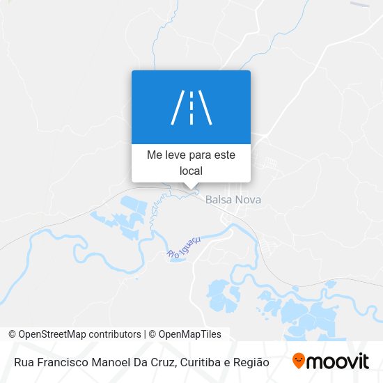 Rua Francisco Manoel Da Cruz mapa