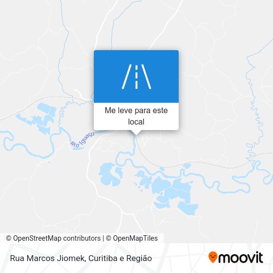 Rua Marcos Jiomek mapa