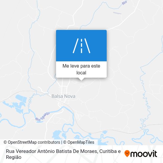 Rua Vereador Antônio Batista De Moraes mapa