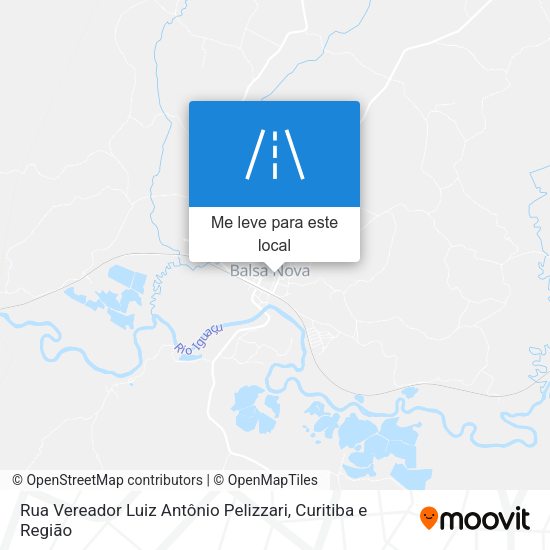 Rua Vereador Luiz Antônio Pelizzari mapa
