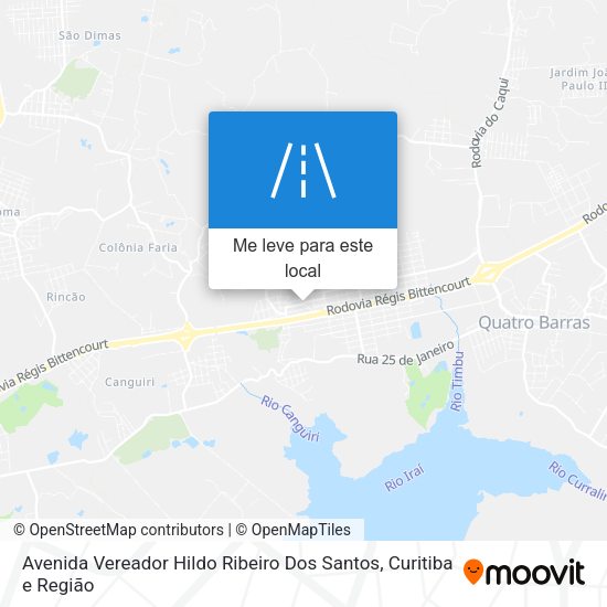 Avenida Vereador Hildo Ribeiro Dos Santos mapa