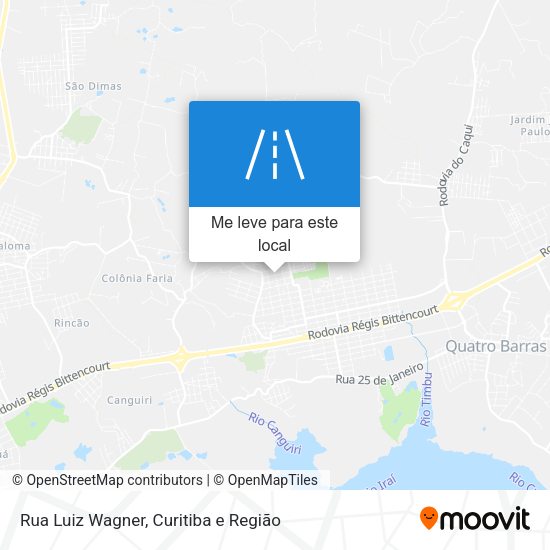 Rua Luiz Wagner mapa