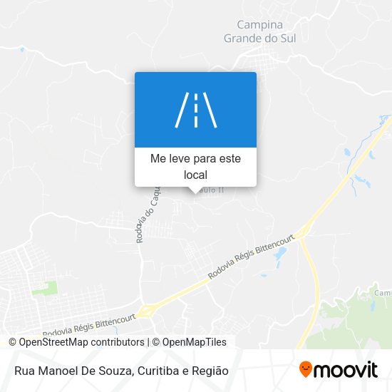 Rua Manoel De Souza mapa