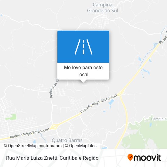 Rua Maria Luiza Znetti mapa