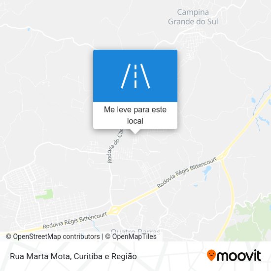 Rua Marta Mota mapa
