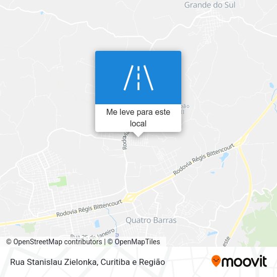 Rua Stanislau Zielonka mapa