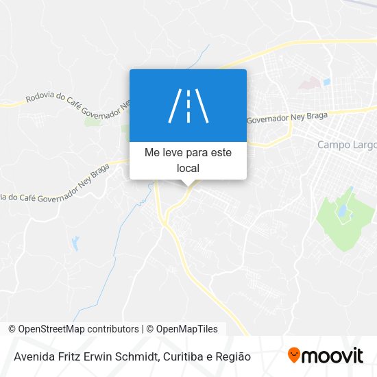 Avenida Fritz Erwin Schmidt mapa
