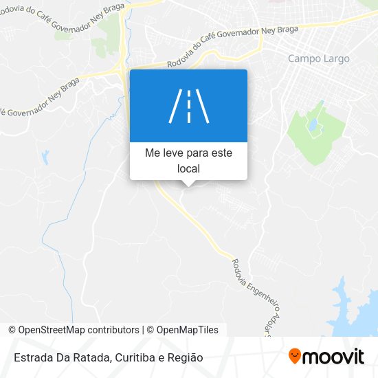 Estrada Da Ratada mapa