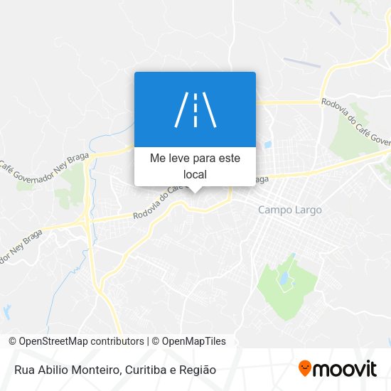 Rua Abilio Monteiro mapa