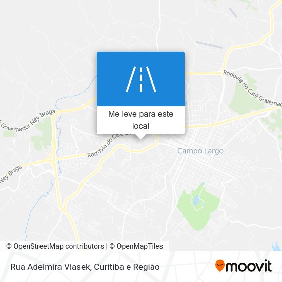 Rua Adelmira Vlasek mapa