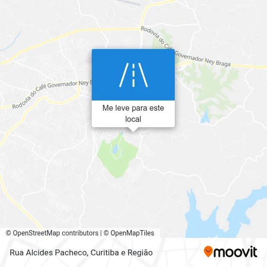 Rua Alcides Pacheco mapa
