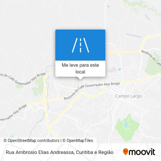 Rua Ambrosio Elias Andreassa mapa