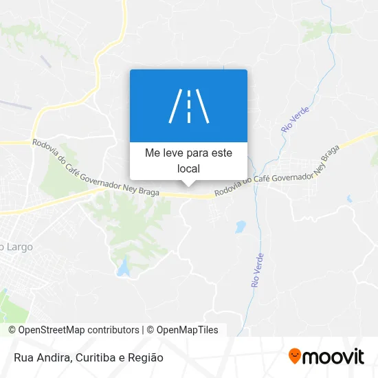 Rua Andira mapa