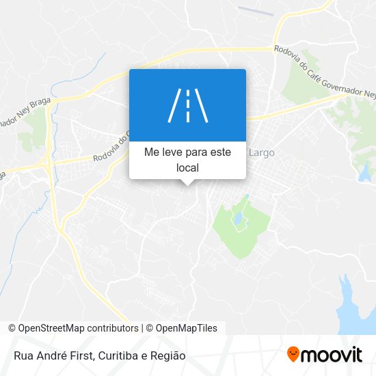 Rua André First mapa