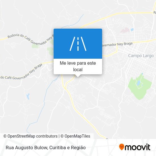 Rua Augusto Bulow mapa