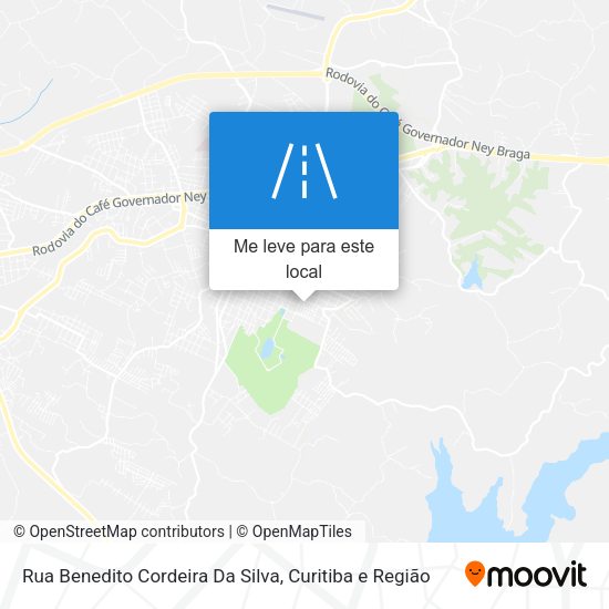 Rua Benedito Cordeira Da Silva mapa