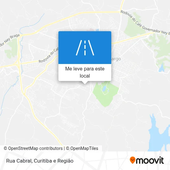 Rua Cabral mapa