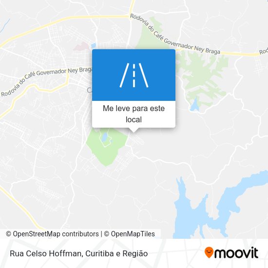 Rua Celso Hoffman mapa