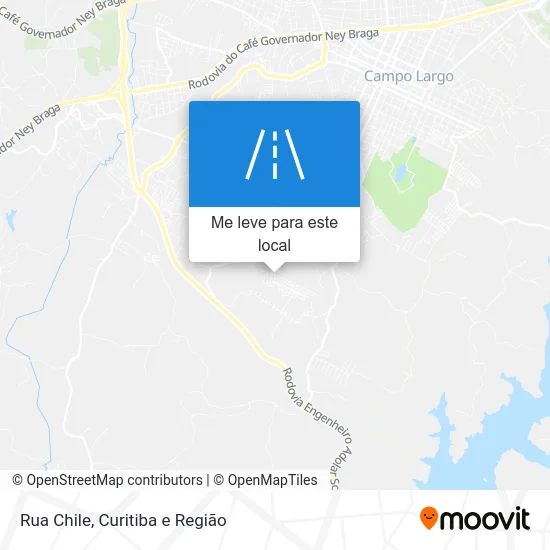 Rua Chile mapa