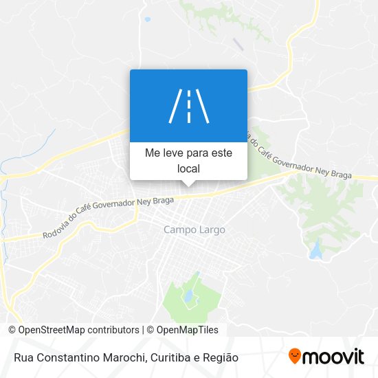 Rua Constantino Marochi mapa
