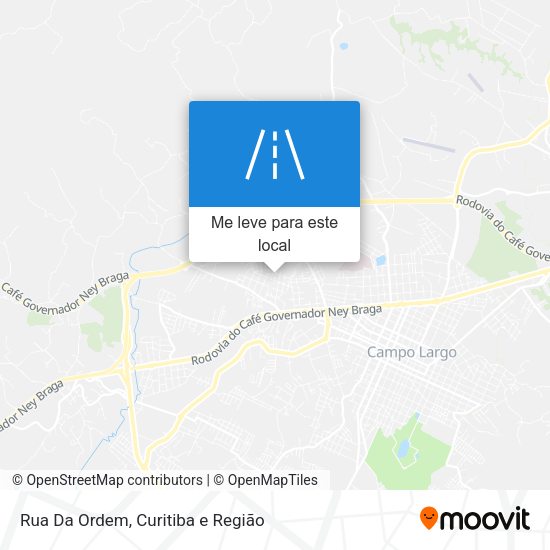 Rua Da Ordem mapa