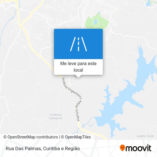 Rua Das Palmas mapa