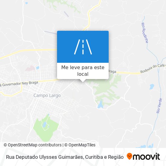 Rua Deputado Ulysses Guimarães mapa