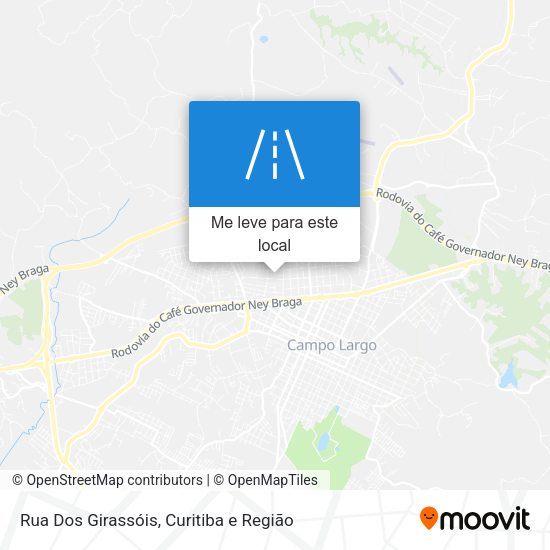 Rua Dos Girassóis mapa