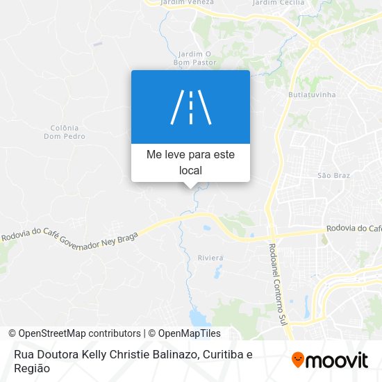 Rua Doutora Kelly Christie Balinazo mapa