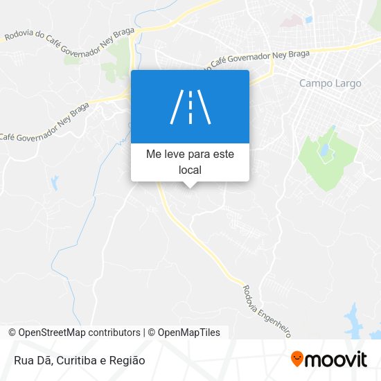 Rua Dã mapa