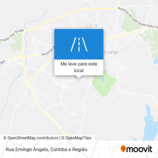Rua Emingo Ângelo mapa