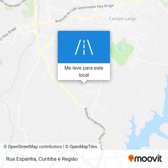 Rua Espanha mapa