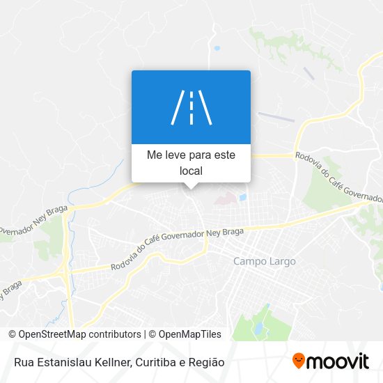 Rua Estanislau Kellner mapa