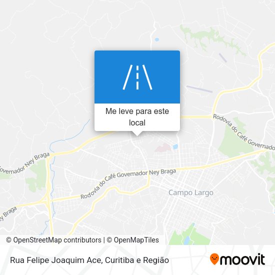 Rua Felipe Joaquim Ace mapa