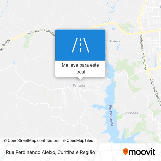 Rua Ferdinando Aleixo mapa