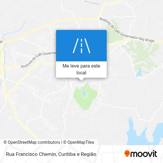 Rua Francisco Chemin mapa