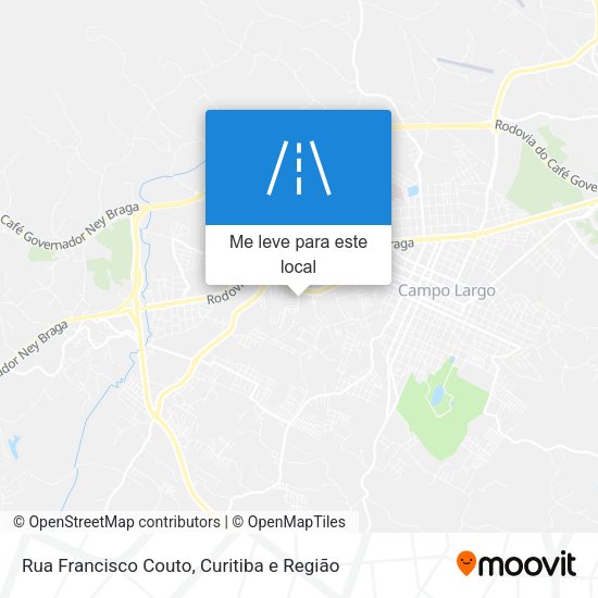 Rua Francisco Couto mapa