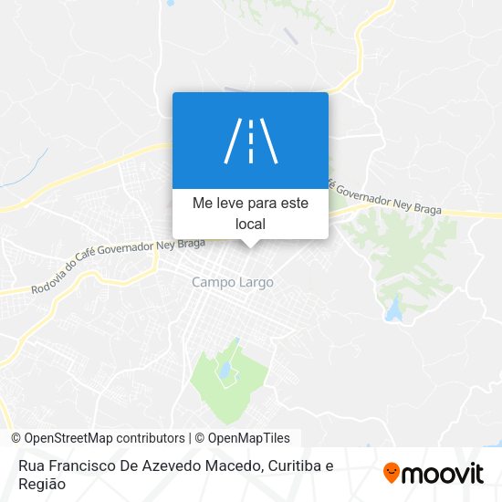 Rua Francisco De Azevedo Macedo mapa