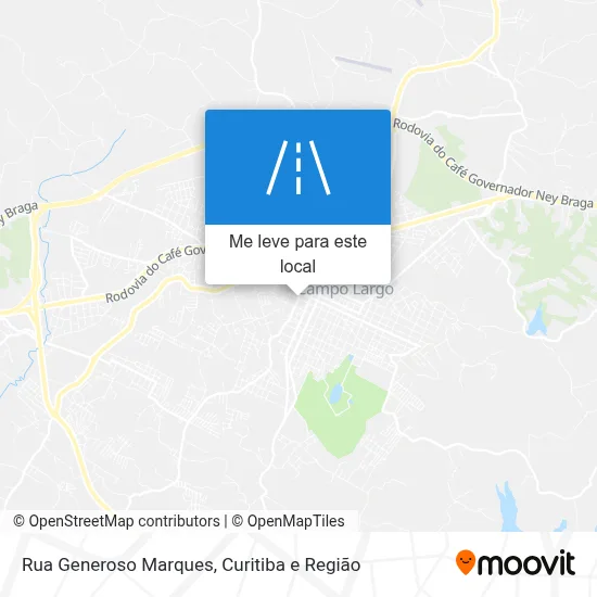 Rua Generoso Marques mapa