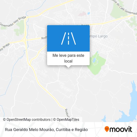 Rua Geraldo Melo Mourão mapa